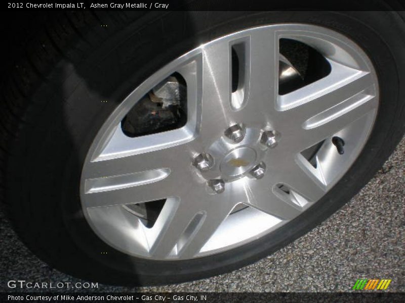 Ashen Gray Metallic / Gray 2012 Chevrolet Impala LT
