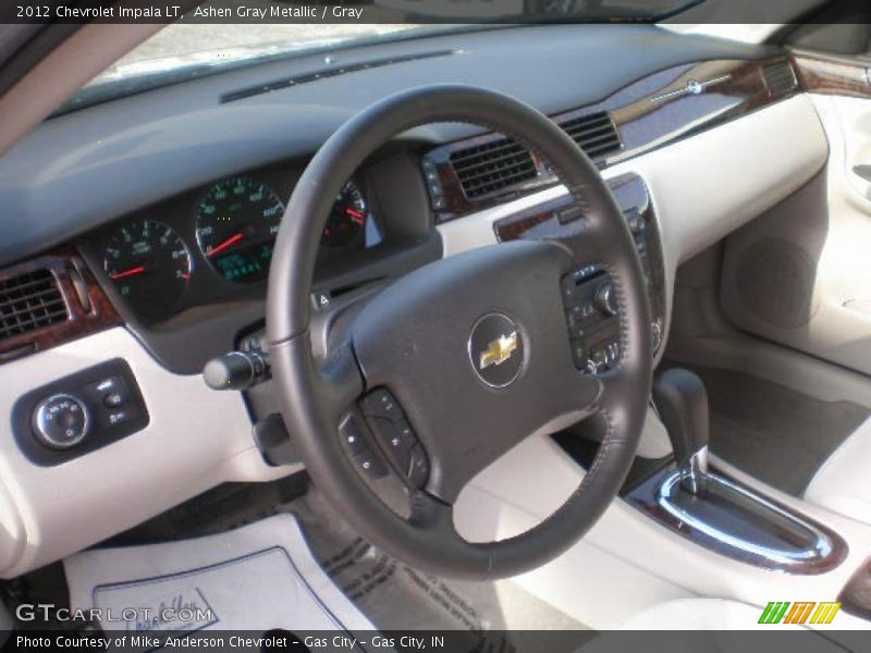 Ashen Gray Metallic / Gray 2012 Chevrolet Impala LT