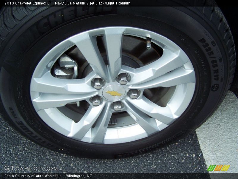 Navy Blue Metallic / Jet Black/Light Titanium 2010 Chevrolet Equinox LT