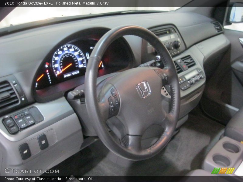 Polished Metal Metallic / Gray 2010 Honda Odyssey EX-L