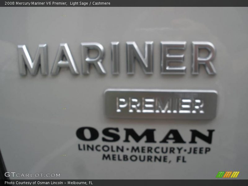 Light Sage / Cashmere 2008 Mercury Mariner V6 Premier