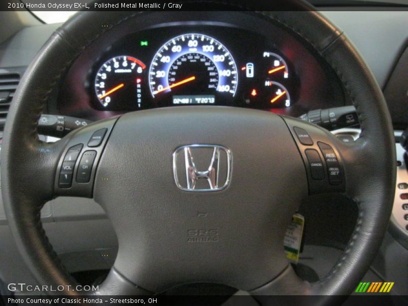 Polished Metal Metallic / Gray 2010 Honda Odyssey EX-L