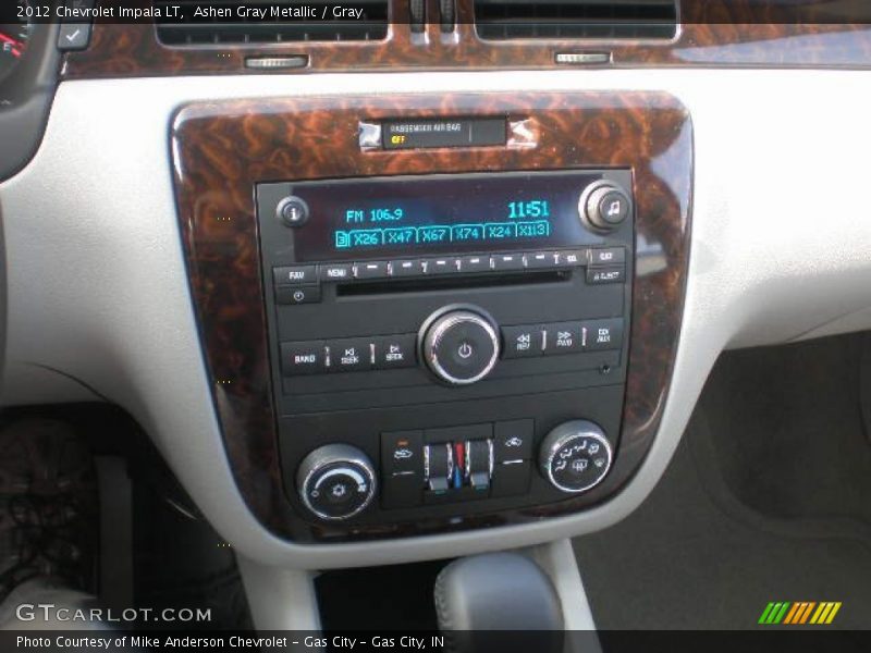 Ashen Gray Metallic / Gray 2012 Chevrolet Impala LT