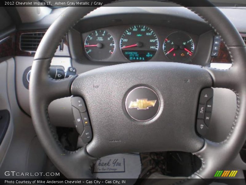 Ashen Gray Metallic / Gray 2012 Chevrolet Impala LT