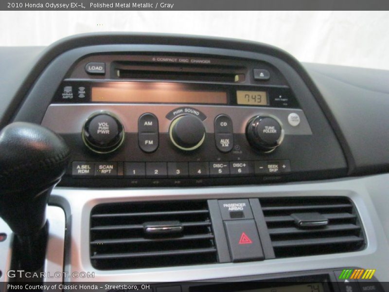 Polished Metal Metallic / Gray 2010 Honda Odyssey EX-L