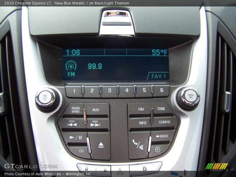 Navy Blue Metallic / Jet Black/Light Titanium 2010 Chevrolet Equinox LT