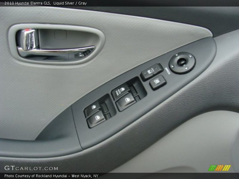 Liquid Silver / Gray 2010 Hyundai Elantra GLS