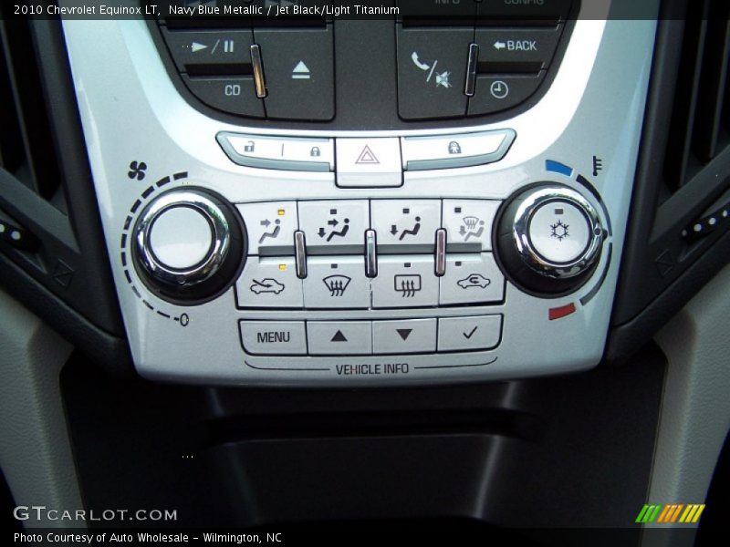 Navy Blue Metallic / Jet Black/Light Titanium 2010 Chevrolet Equinox LT