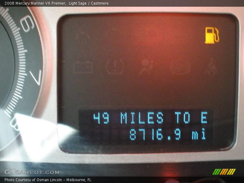 Light Sage / Cashmere 2008 Mercury Mariner V6 Premier