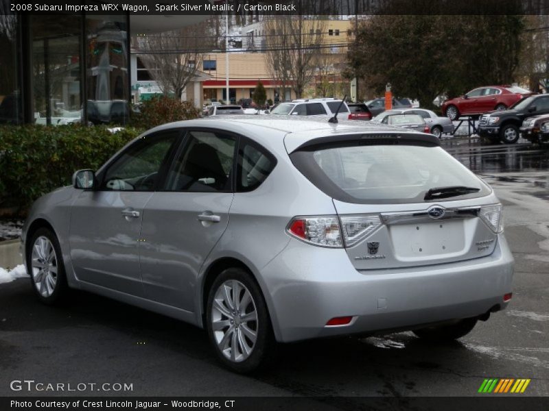 Spark Silver Metallic / Carbon Black 2008 Subaru Impreza WRX Wagon