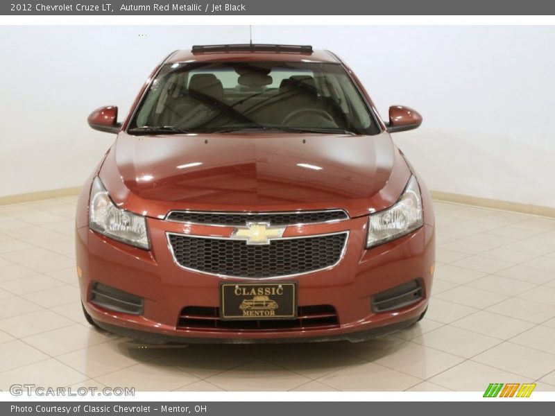 Autumn Red Metallic / Jet Black 2012 Chevrolet Cruze LT