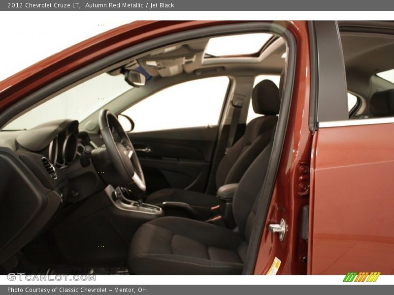 Autumn Red Metallic / Jet Black 2012 Chevrolet Cruze LT