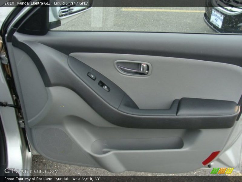 Liquid Silver / Gray 2010 Hyundai Elantra GLS