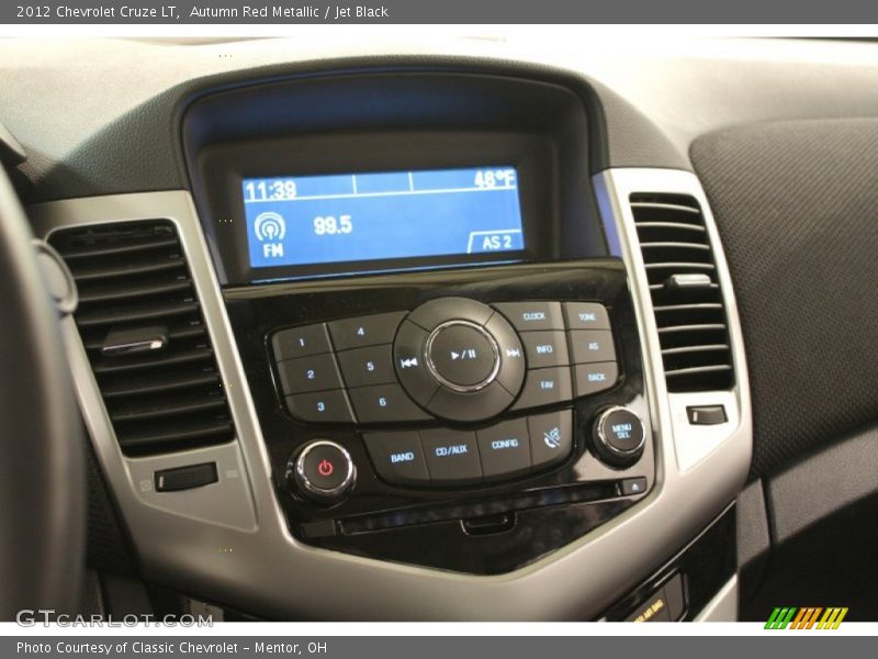 Autumn Red Metallic / Jet Black 2012 Chevrolet Cruze LT