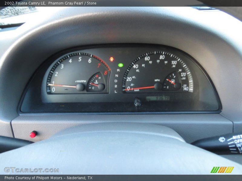 Phantom Gray Pearl / Stone 2002 Toyota Camry LE