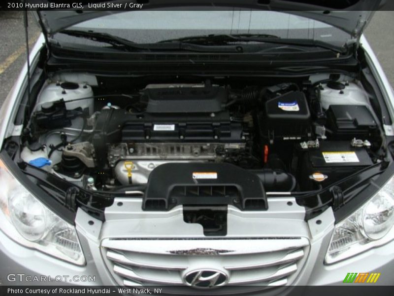 Liquid Silver / Gray 2010 Hyundai Elantra GLS