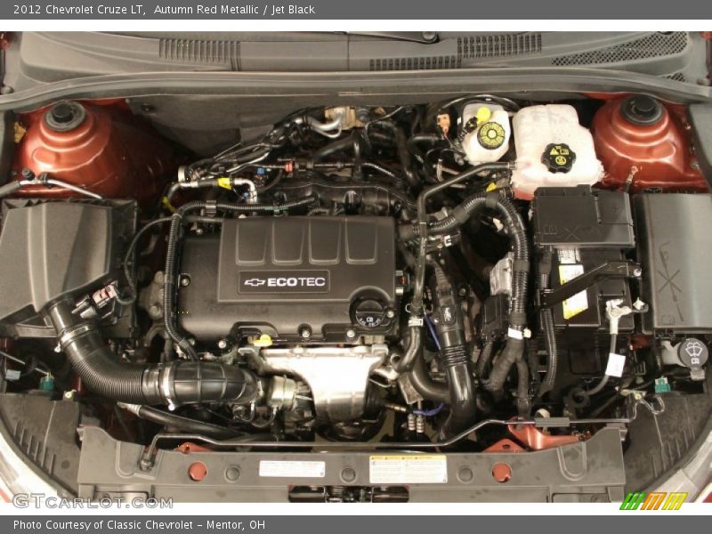 Autumn Red Metallic / Jet Black 2012 Chevrolet Cruze LT
