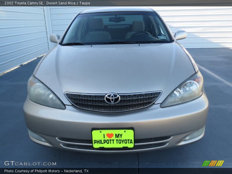 Desert Sand Mica / Taupe 2002 Toyota Camry SE