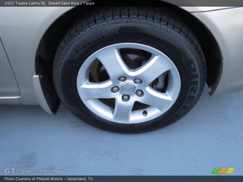 Desert Sand Mica / Taupe 2002 Toyota Camry SE