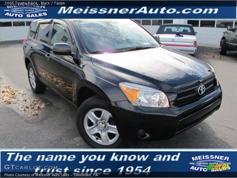 Black / Taupe 2006 Toyota RAV4