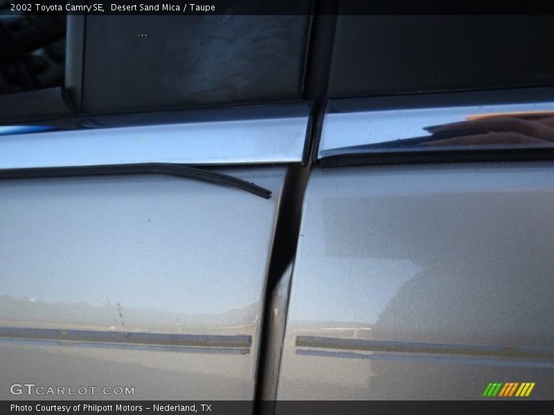 Desert Sand Mica / Taupe 2002 Toyota Camry SE