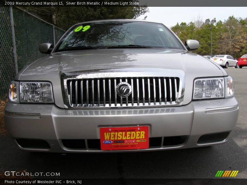 Silver Birch Metallic / Medium Light Stone 2009 Mercury Grand Marquis LS