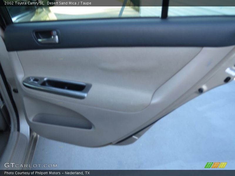 Desert Sand Mica / Taupe 2002 Toyota Camry SE
