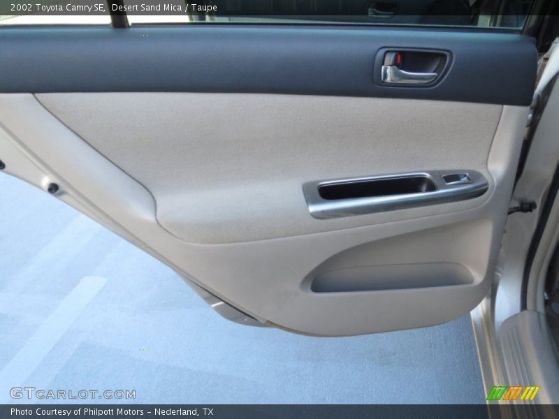 Desert Sand Mica / Taupe 2002 Toyota Camry SE