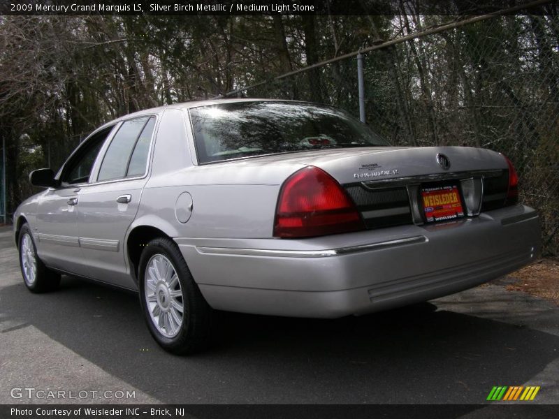 Silver Birch Metallic / Medium Light Stone 2009 Mercury Grand Marquis LS