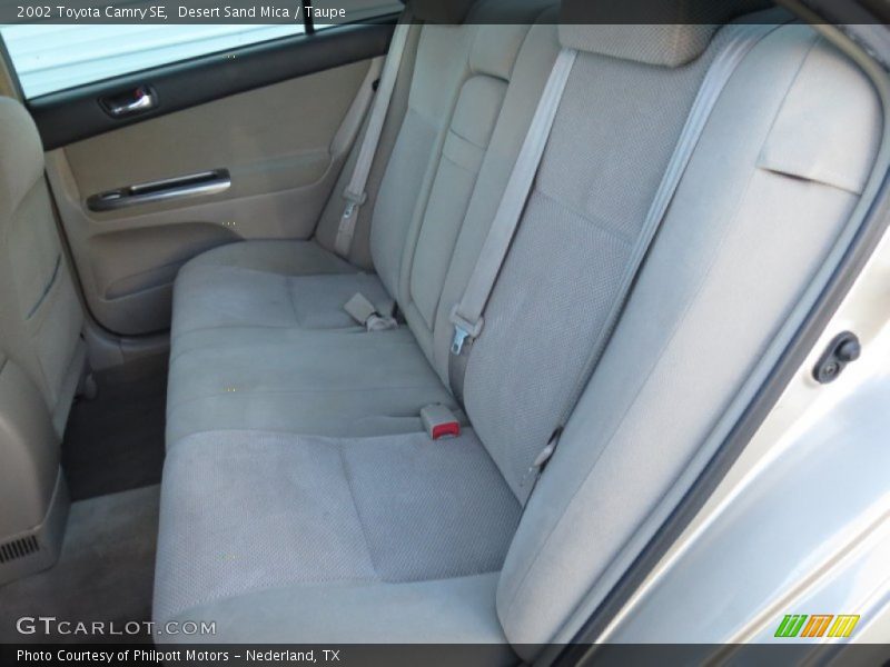 Desert Sand Mica / Taupe 2002 Toyota Camry SE