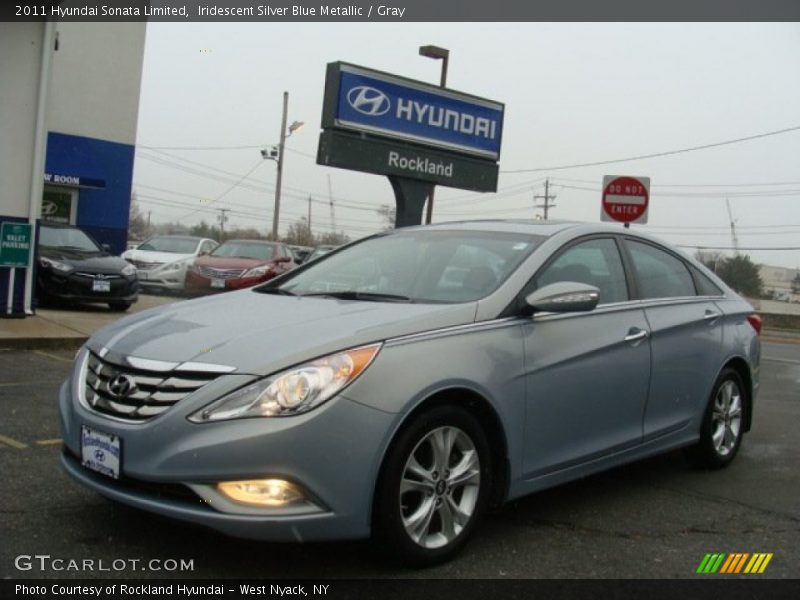 Iridescent Silver Blue Metallic / Gray 2011 Hyundai Sonata Limited
