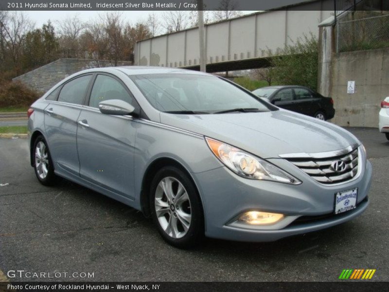 Iridescent Silver Blue Metallic / Gray 2011 Hyundai Sonata Limited