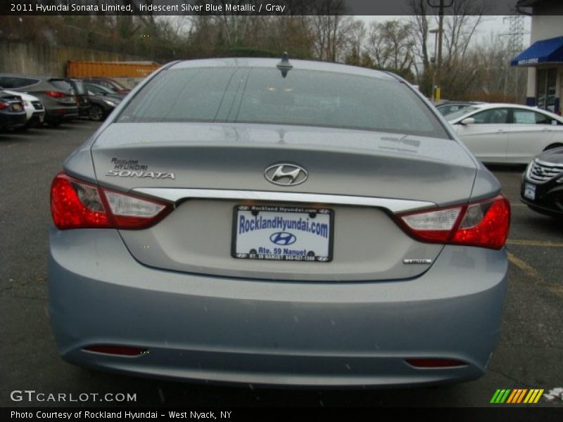 Iridescent Silver Blue Metallic / Gray 2011 Hyundai Sonata Limited