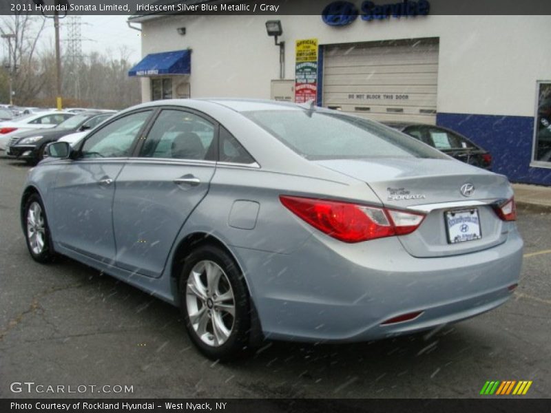 Iridescent Silver Blue Metallic / Gray 2011 Hyundai Sonata Limited