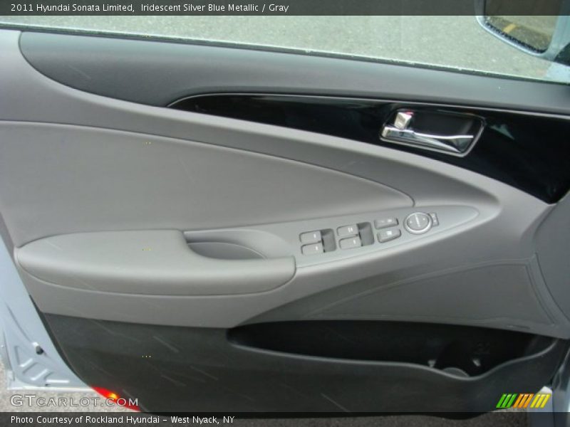 Iridescent Silver Blue Metallic / Gray 2011 Hyundai Sonata Limited