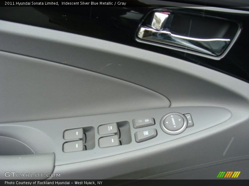 Iridescent Silver Blue Metallic / Gray 2011 Hyundai Sonata Limited