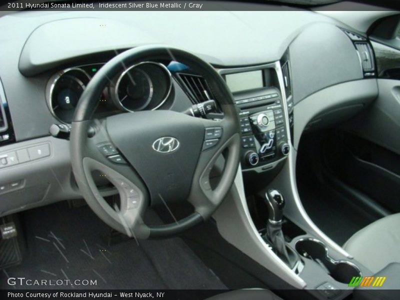 Iridescent Silver Blue Metallic / Gray 2011 Hyundai Sonata Limited
