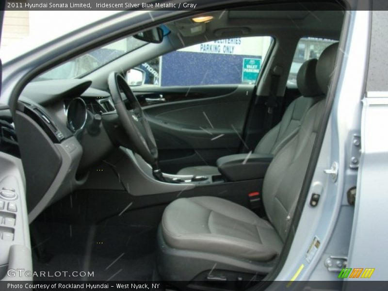 Iridescent Silver Blue Metallic / Gray 2011 Hyundai Sonata Limited