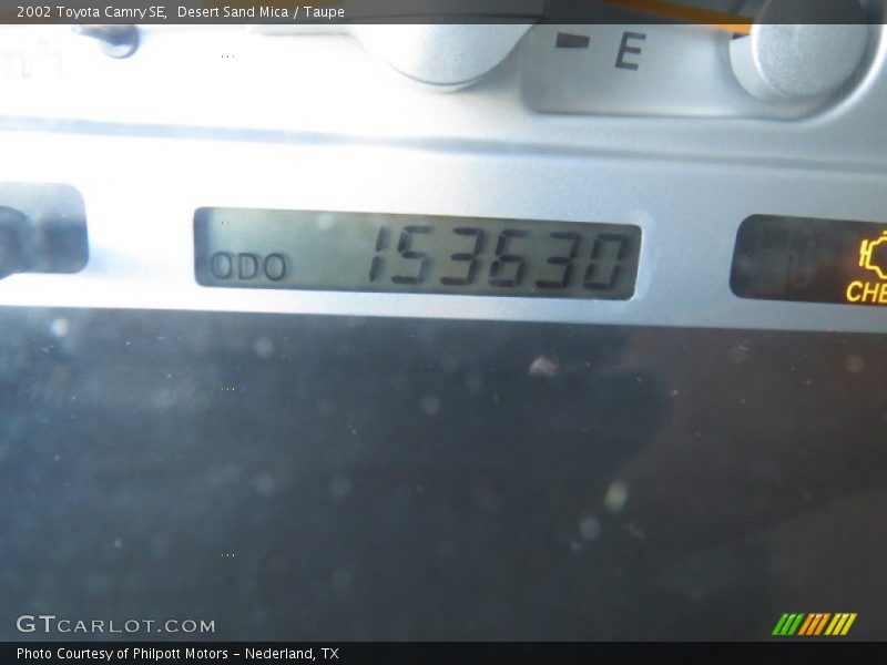 Desert Sand Mica / Taupe 2002 Toyota Camry SE
