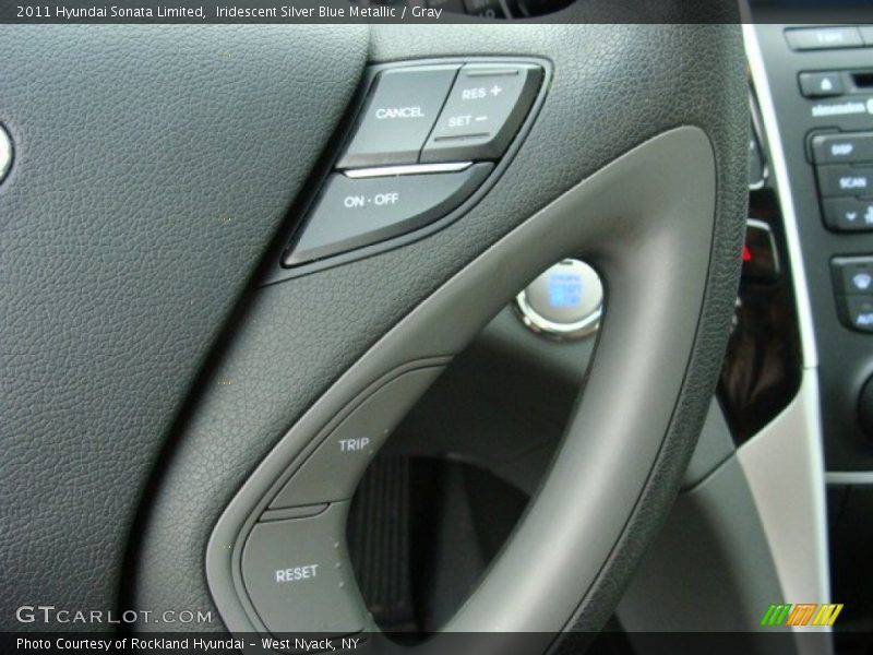 Iridescent Silver Blue Metallic / Gray 2011 Hyundai Sonata Limited
