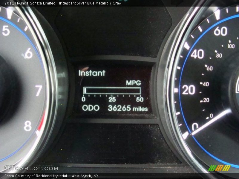 Iridescent Silver Blue Metallic / Gray 2011 Hyundai Sonata Limited