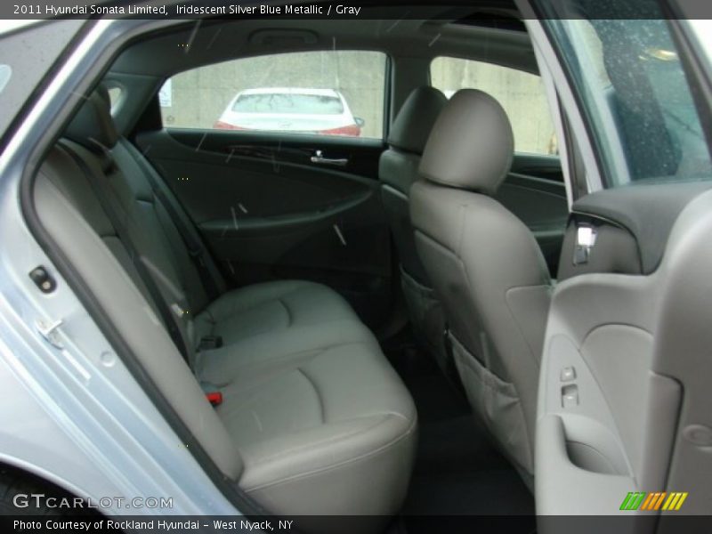 Iridescent Silver Blue Metallic / Gray 2011 Hyundai Sonata Limited