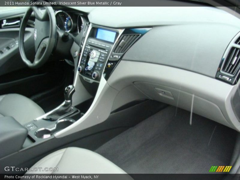 Iridescent Silver Blue Metallic / Gray 2011 Hyundai Sonata Limited