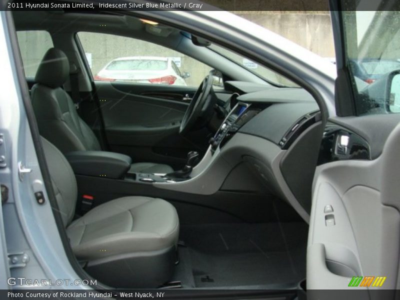 Iridescent Silver Blue Metallic / Gray 2011 Hyundai Sonata Limited