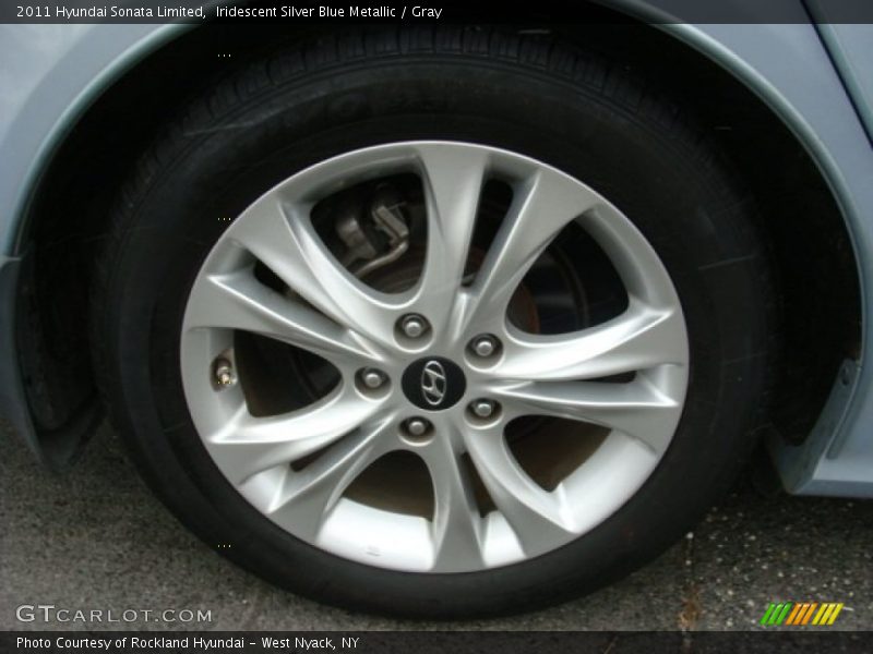 Iridescent Silver Blue Metallic / Gray 2011 Hyundai Sonata Limited
