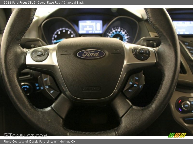 Race Red / Charcoal Black 2012 Ford Focus SEL 5-Door