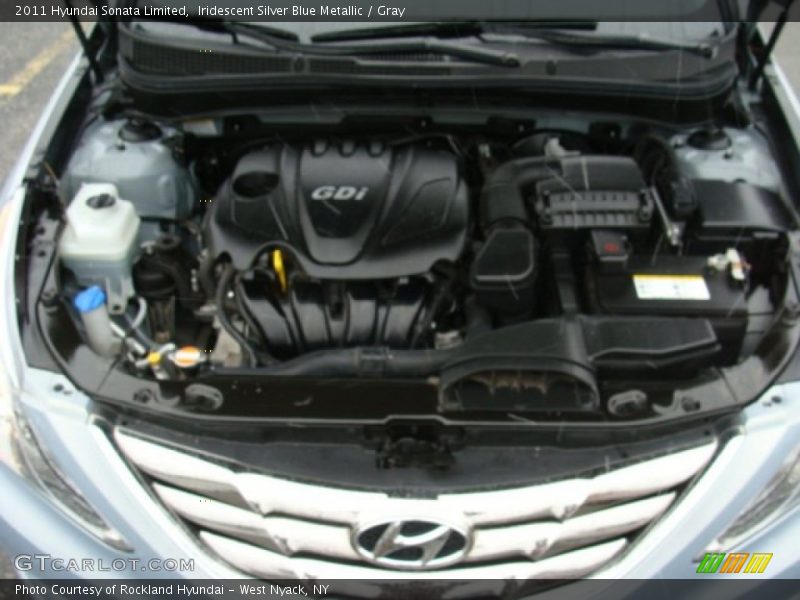 Iridescent Silver Blue Metallic / Gray 2011 Hyundai Sonata Limited
