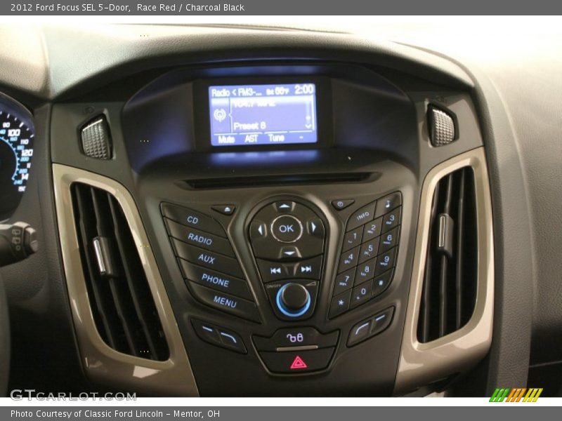 Race Red / Charcoal Black 2012 Ford Focus SEL 5-Door