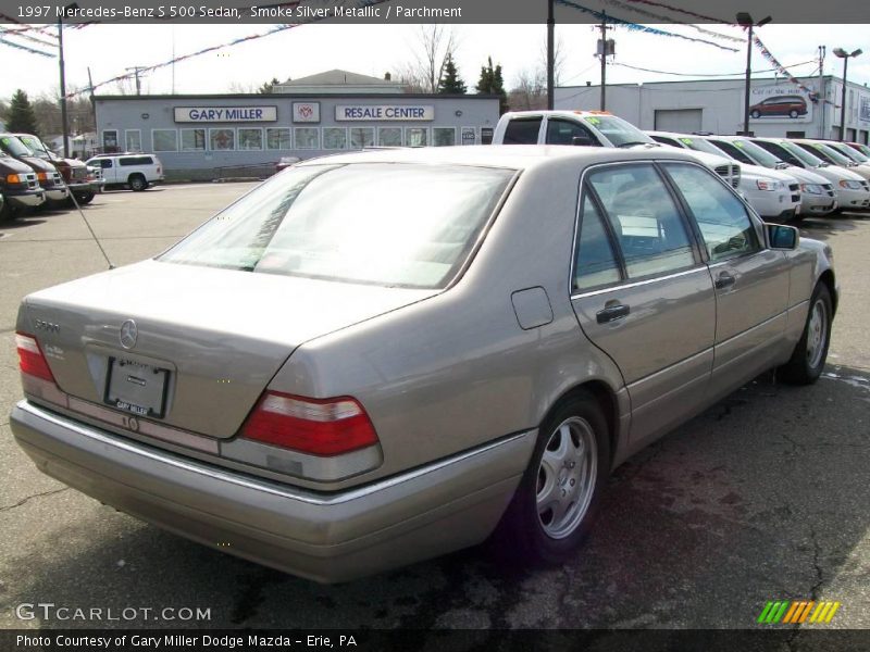 Smoke Silver Metallic / Parchment 1997 Mercedes-Benz S 500 Sedan