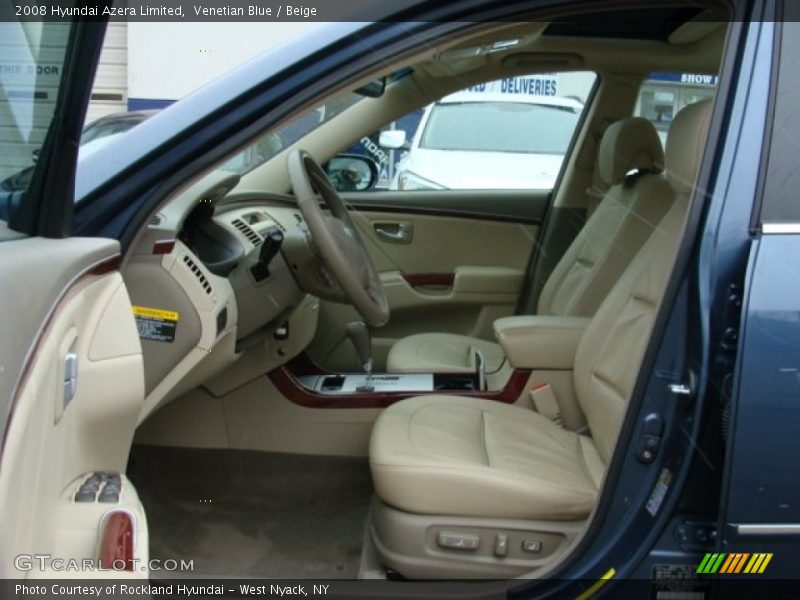 Venetian Blue / Beige 2008 Hyundai Azera Limited